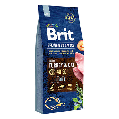 Brit Premium by nature Light - gewichtscontrole - 3 - 15 kg