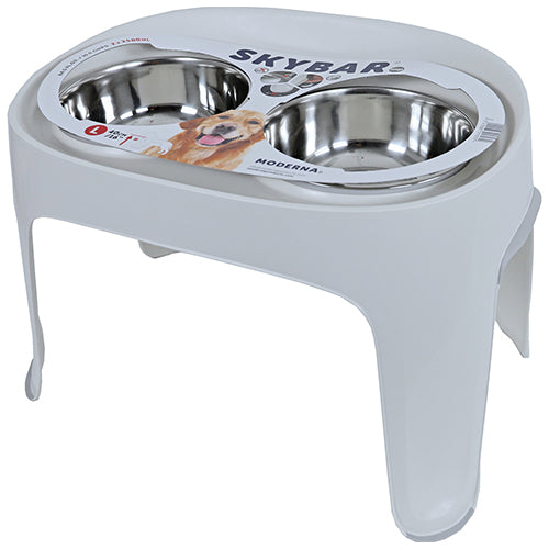 Moderna dubbele voerstandaard kunststof Skybar - S - M - L