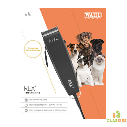 Wahl Tondeuse REX zwart Classies
