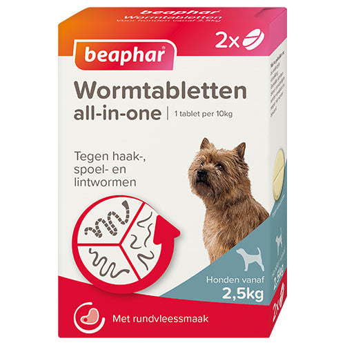 Beaphar Wormtabletten All-in-One Voor Honden