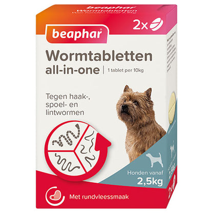 Beaphar Wormtabletten All-in-One Voor Honden
