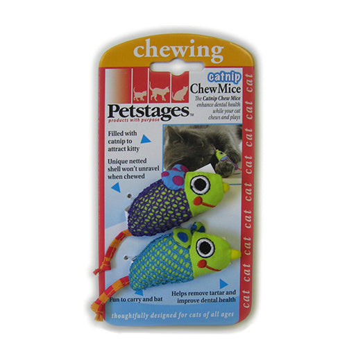 Catnip Chew Mice 2 schattig muizen 11 cm