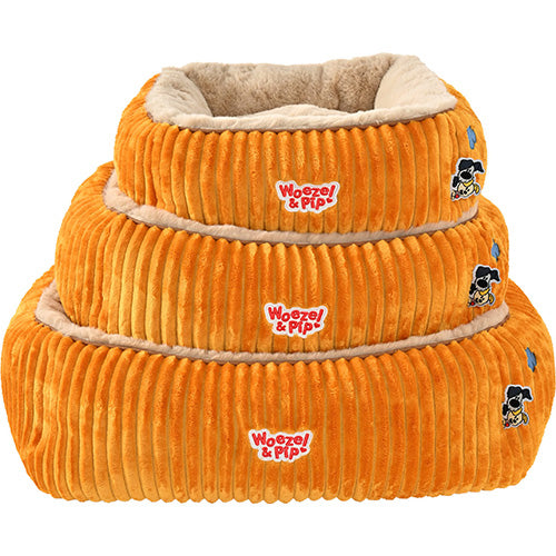Woezel &amp; Pip Hondenmand/ Kattenmand Corduroy Vierkant Divan - Kleur: Roze, Blauw, Groen en Geel - Verkrijgbaar in 3 maten