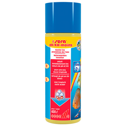 sera pH/KH-minus 100 - 250 - 500 - 2500 - 5000 ml