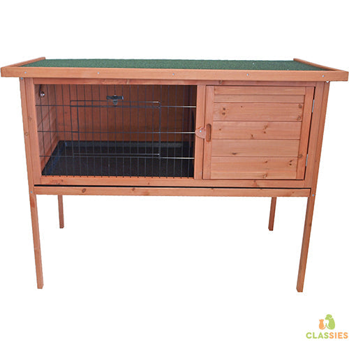 Boon Konijnenhok bouwpakket - Bruin - 117 cm Classies