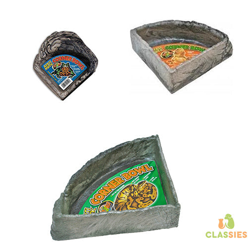 Zoo Med hoek waterschaal Rock corner dish Classies