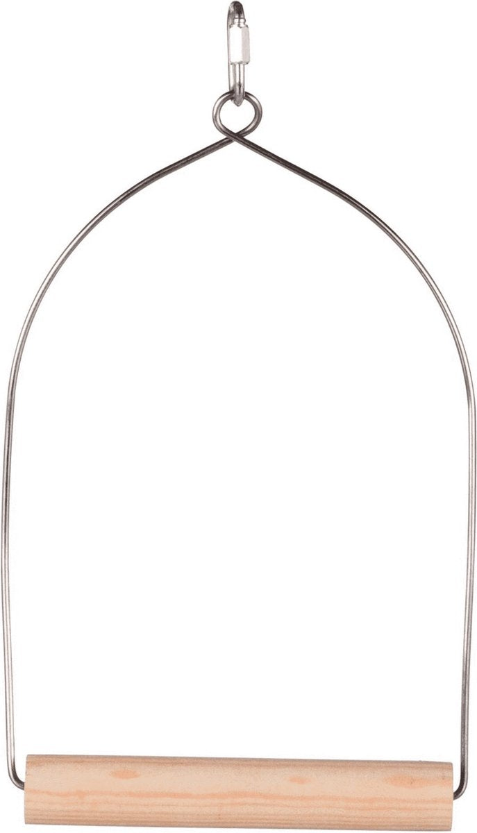 Trixe Vogel Balançoire en arc - Jouet pour oiseaux - 15 x 27 cm