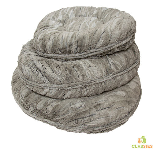Jack and Vanilla Puff Tibet superdickes Donut-Hundekissen