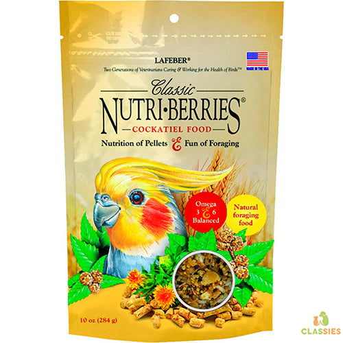 Lafeber Nutri-Berries Classic - Binnenvogelvoer - Cockatiels 284 g