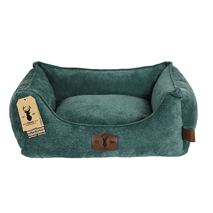 Boony est1941 hondenmand orthopedisch emerald groen