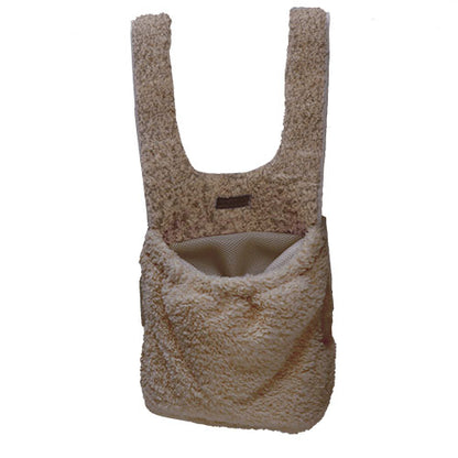 Animal Boulevard CURL PLUSH Honden Draagtas – Buikdrager/Kangaroo Bag – Zeer zacht en Comfortabel – Verkrijgbaar in 2 maten en 3 kleuren –