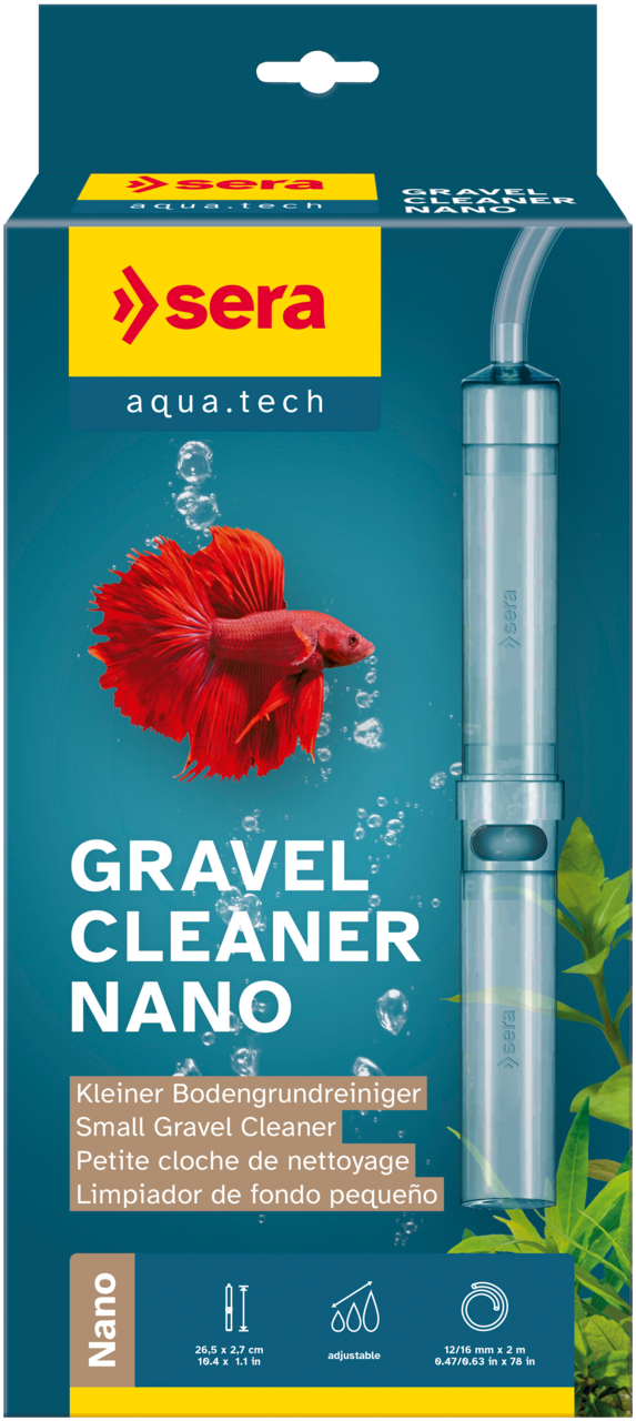 sera Gravel Cleaner Nano für Mini-Aquarien