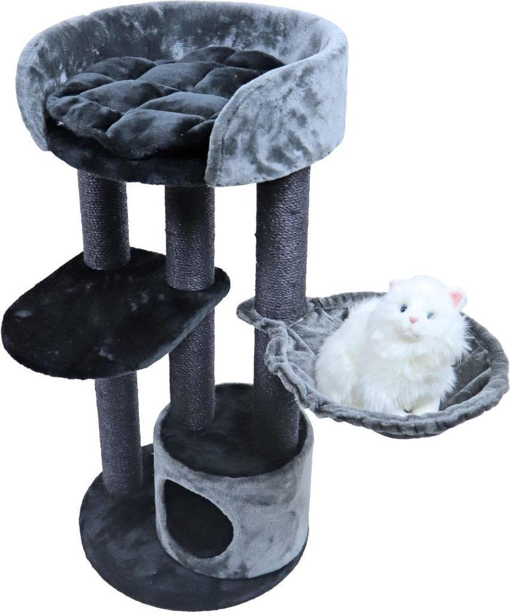 Arbre à chat Boony Baiku noir, 105 cm.