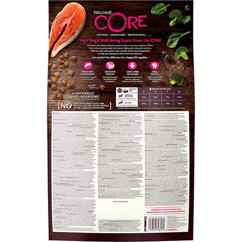 Wellness Core sans céréales - nourriture pour chien - nourriture sèche - 5 kg