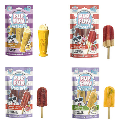 Pup Fun Desserts Hondenijs - Smakelijke Toetjes of Ijsjes voor uw Hond - Verschillende Varianten