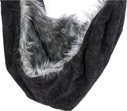 Trixie Buikdrager Soft, 22 × 20 × 60 cm, zwart/grijs