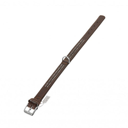 Karlie Halsband Vintage Strass - Bruin - Breedte 17 mm - Lengte: 35 cm