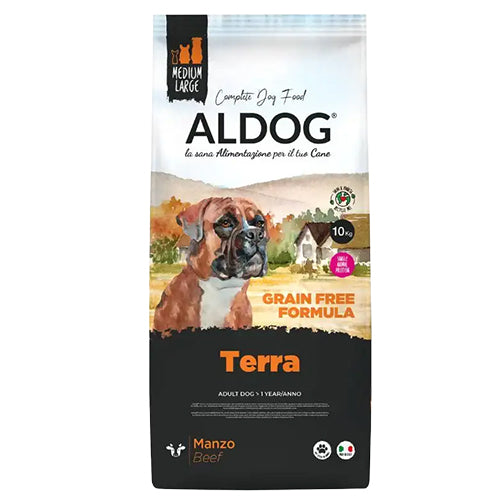 Alldog graanvrij TERRA - Beef - rund  M / L 10 kg