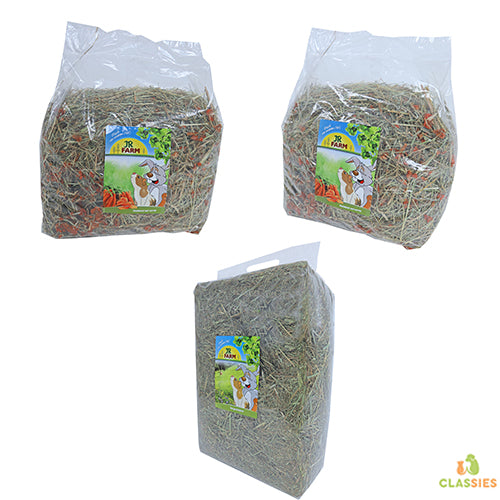 Jr Farm weidehooi - appel - paardenbloem - wortel - pepermunt 500 gr - 1,5 kg