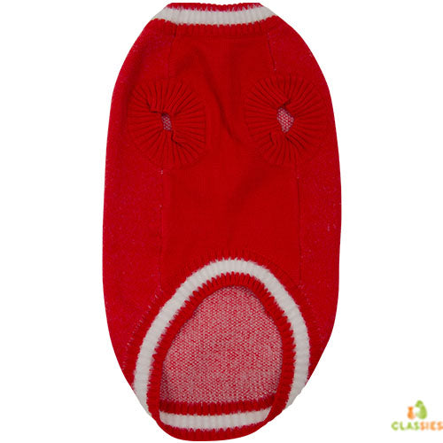 Jack and Vanilla 5th Avenue Dogwalk - Pull pour chien Rouge Joyeux Noël - 5 tailles
