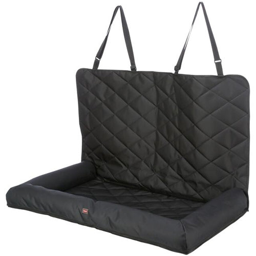 Trixie Hondenkussen Voor Autostoel - Dubbel - Zwart - 95X50X10 cm