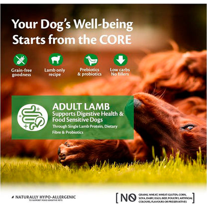 Wellness Core - Hondenvoer - Droogvoer - Adult - Lam - Graanvrij - 10 kg