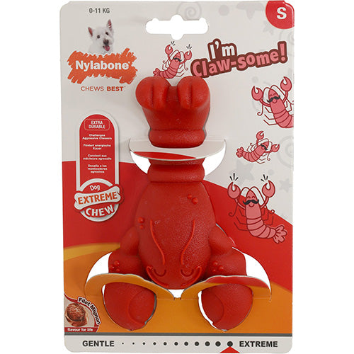 Nylabone Regular Lobster Lilet Mignon Kauwspeelgoed - Small: Voor Honden tot 11 kg