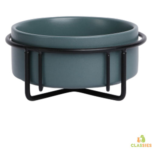 Jack and Vanilla keramische voerbak metalen stand Bon Appetit
