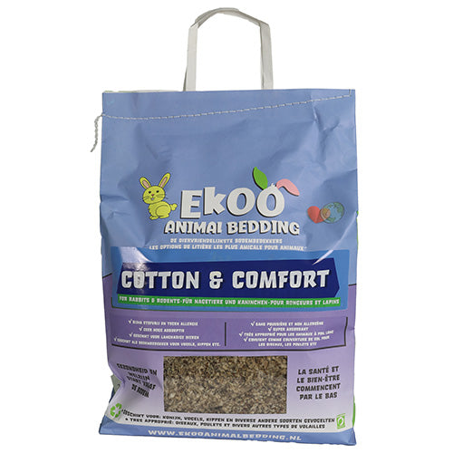 Ekoo Animal Bedding Cotton &amp; Comfort Bodembedekking - 30 Liter