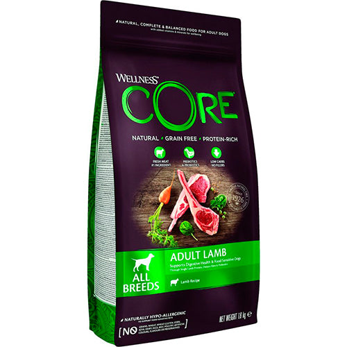 Nourriture pour chien sans céréales Wellnes Core - nourriture sèche - 1,8 kg