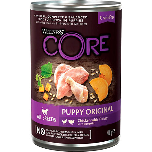 Wellness Core graanvrij  - blikvoer - natvoer 400 gram