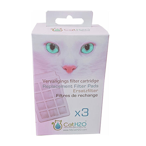 Filtercartridge voor Waterfontein H2O 3 stuks
