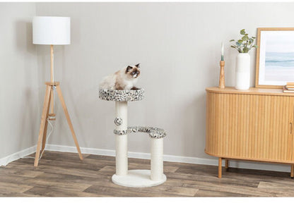 Trixie krabpaal Leo rond 82 cm crème