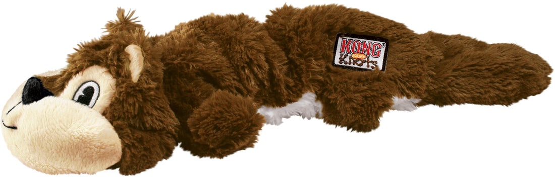 Kong hond Knots Scrunch eekhoorn S - L