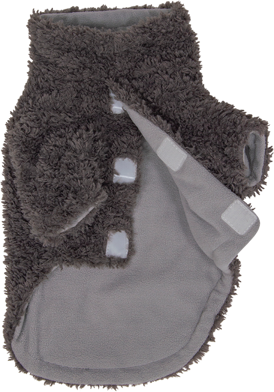 Animal Boulevard hondentrui Outerwear Curlplush grijs - 7 maten