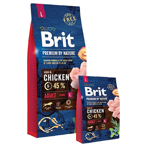 Brit premium by nature Adult Large 3 - 15 kg