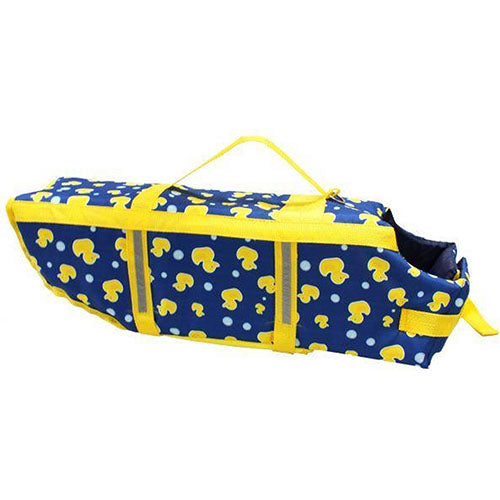 Croci - Gilet de sauvetage - Moby Duck - Bleu/jaune - Longueur dos : 40 cm