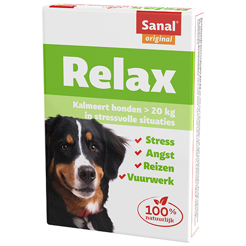 Sanal relax grote hond +20kg 15 tabletten