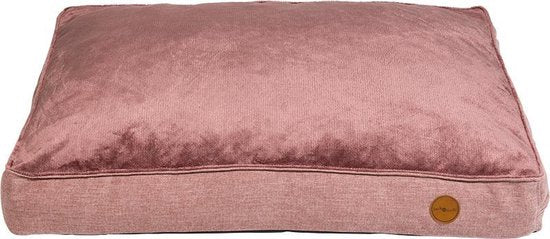 JV - Panier Orthopédique pour Chien - Rose - M - 80x60x14cm