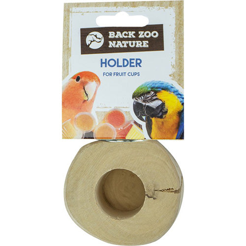 Back Zoo Nature Fruitkuipje Houder Met Schroef - Afmetingen: ca. ⌀ 8-12 x 5 cm