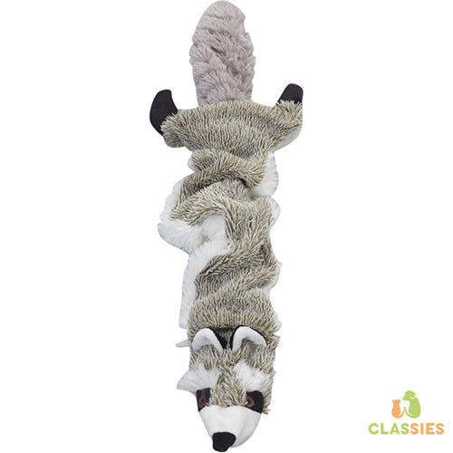 Skinneeez Elastic - Hondenspeelgoed - Elastische Wasbeer - 90 cm