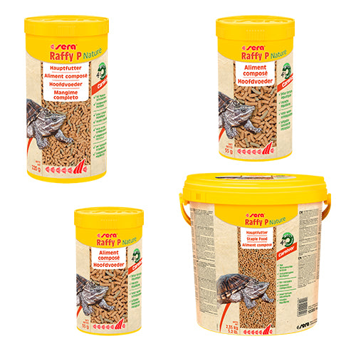 sera Raffy P Natur Schildkrötenfutter in verschiedenen Größen
