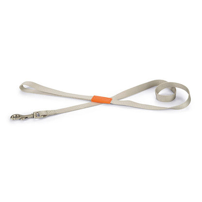Beeztees Uni Nylon Hondenriem - Lichtgrijs - Lengte: 120 cm