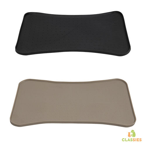Jack and Vanilla rubberen mat zwart - beige