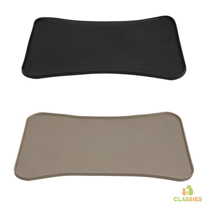 Jack and Vanilla rubberen mat zwart - beige