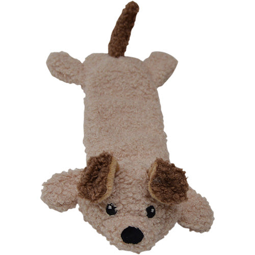 Animal Boulevard Classic Hondenspeelgoed - Woofles Knuffel Flattie Norfolk Terriër met Crunchy - Verkrijgbaar in 3 maten