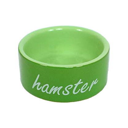 Boony hamster eetbak steen - groen - blauw - grijs - 8 cm