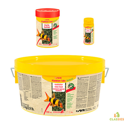 Sera visvoer Plankton tabs 50 - 100 ml - 1,3 kg