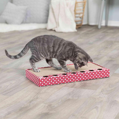 Trixie Krabplank Karton Met Balletjes Roze