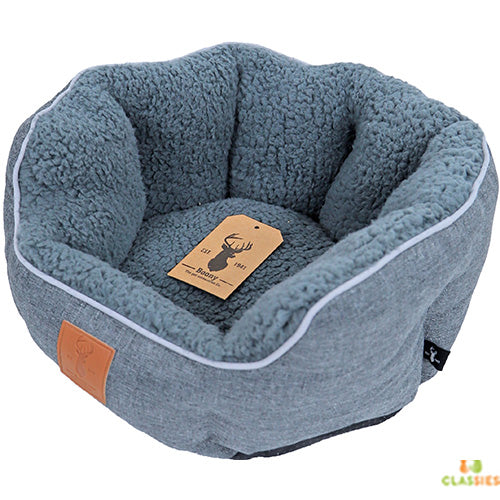 Boony ‘Est 1941’ Highland Graphite Honden of Katten Mand  - 3 maten